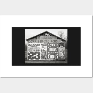 Circus Billboards, 1936. Vintage Photo Posters and Art